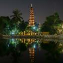 Tran Quoc pagoda on West lake