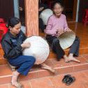 Tien Du conical hat making