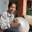 Tien Du conical hat making