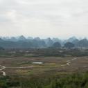 Guilin karst peaks skyline