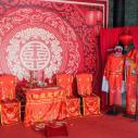 Chinese ancient wedding set-up