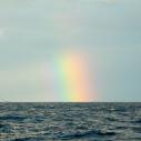 Arc en ciel sur la mer