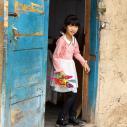 Jinjiang log cabin village - local girl