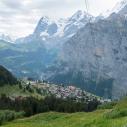 Mürren and Wetterhorn