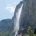 Staubbach curtain waterfall