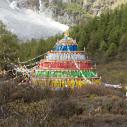 Prayer flag pagoda