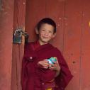 Young novice at Litang Monastery