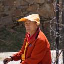 Old monk at Litang Monastery