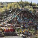 Tibetan prayer flags