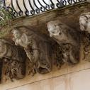 Ragusa - balcony of a palace