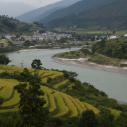 Punakha city view