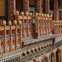 Punakha dzong balcony