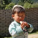 Two-year-old girl in Gangtey