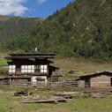 Old farm in Phobjikha valley
