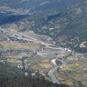 Bumthang aerial view