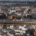 Plaza de Toros Maestranza depuis le clocher de la cathédrale
