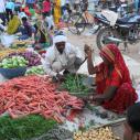 Fresh food market, Khajuraho
