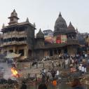 Burning Ghats at Ganga River, Vanarasi