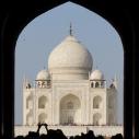 Taj Mahal from gate