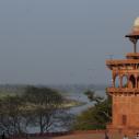 Yamuna River, from Minaret of Taj Mahal esplanade
