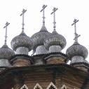Kizhi - Domes of church of Transfiguration