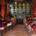 Monks seminar at Dongzhulin monastery