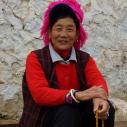Tibetan woman at Songzanlin monastery