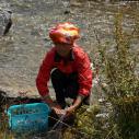 Dish washing at Tibetan barbecue