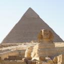 Pyramid Chephren & Sphinx