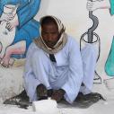 Nubian Craftman at Alabaster Workshop