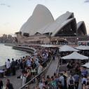 Popular gathering near Opera House