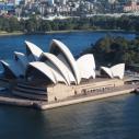Opera House aerial close-up