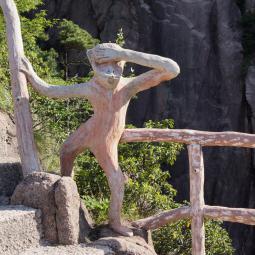 Grand canyon staircasee monkey handrail