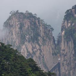 Flying stone and Grand canyon