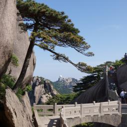 Way dwon from Lotus peak