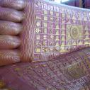 Reclining buddha feet