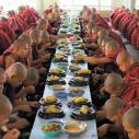 Mahagandayon Monastery - The monks' meal