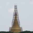 Stupa under repair