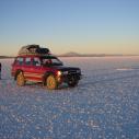 Sunrise on Salar de Uyuni