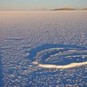 Sunrise on Salar de Uyuni