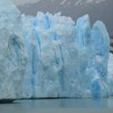 Grey glacier close up