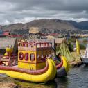 Uros floating island