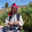 Taquile Island male weaver