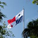 National flag on cerro Ancon