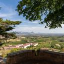 View of Cantabrian Mountains from Laguardia