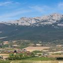 View of Cantabrian Mountains from Laguardia